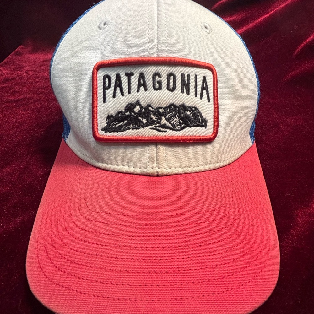 Patagonia Hat in Blue, Red & Black